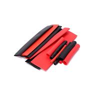 Ruimou 127Pcs Black Red Heat Shrink Tubing Shrinkage Ratio 2:1 Insulation Protection Kit for Repair Wire Cable Connection End Treatment (127)