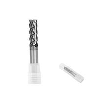 Ruimou 1Pcs Carbide End Mills High Speed Cutter 4 Flute (D 8mm x L 60mm) for Cutting High Hardness 58HRC, CNC Milling Hardened Metals