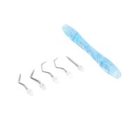 Ruimou 2 in 1 Weeding Tools Set Vinyl with 5 Different Kinds of Needles for DIY Art Cutting, Scrapbooking, Patchwork Engraving, Fine Art Carving