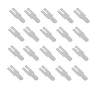 Ruimou 200pcs Y Shape Nickel Plated Solder Tabs 20mm for Battery Pack Spot Welding Y-Shaped Nickel Strip