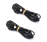 Ruimou 2PCS 3 Meter DS18B20 temperature sensors equipped with XH2.54-3Pin terminals, waterproof digital temperature probe sensors compatible with Arduino, Raspberry, Pi