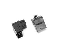 Ruimou 2pcs 90 Degree GPU VGA PCIe Connector 8PIN for Desktop VGA Cards Right Angle Elbow Adapter (Down Angled)