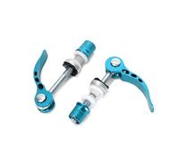 Ruimou 2pcs Aluminum Alloy Bicycle Seatpost Binder Bolt, Blue Quick Release Bolt M6 x 70mm, for All Kinds of Bicycles