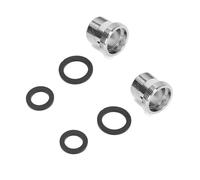 Ruimou 2Pcs Faucet Adapter M18 to M22 Male Thread Adapter (with Rubber Seal) Faucet Connection Filter for Kitchen and Bathroom