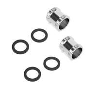 Ruimou 2Pcs Faucet Adapter M22 to M22 Male Thread Adapter (with Rubber Seal) Faucet Connection Filter for Kitchen and Bathroom