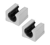 Ruimou 2Pcs SBR16UU Open Linear Motion Ball Bearing Slide Unit Bushing(16MM Inner Dia.) for CNC Machine Sliding, 3D Printer Parts