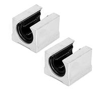 Ruimou 2Pcs SBR20UU Open Linear Motion Ball Bearing Slide Unit Bushing(20MM Inner Dia.) for CNC Machine Sliding, 3D Printer Parts