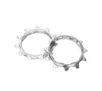 Ruimou 2PCS Single Speed Bicycle Freewheel 10 Speed -11 Teeth, Silver