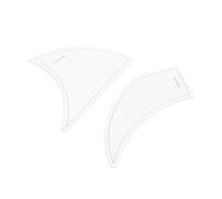 Ruimou 2pcs Twisted Pinwheel Template, Acrylic Quilting Templates, for DIY Hand Sewing, Fabric Piecing