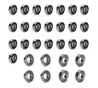 Ruimou 30Pcs Remote Control Car Ball Bearing Upgrade Replacement Parts Set (22 MR115RS + 4 MF85ZZ + 4 MR85ZZ) Compatible With T-Amiya MF-01X