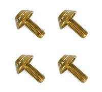 Ruimou 4Pcs M5x12mm Bolts Screw, Bicycle Water Bottle Cage Hex Bolts, for Bicycle Water Bottle Cage (Gold)