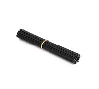 Ruimou 50pcs PP Plastic Welding Rods Length 7.9 Inch PP Welding Sticks for Car/Kayak Plastic Repair (Black)