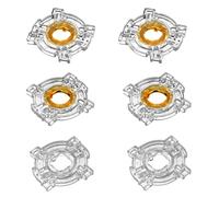 Ruimou 6Pcs Octagonal/Round/Square 8 Ways Restrictor Gate Arcade Compatible with Sanwa GT-Y JLF Joystick Fight Stick