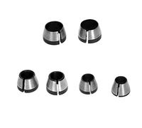 Ruimou 6Pcs Router Collet Chuck Adapter 6mm 6.35mm 8mm for Trimming Engraving Machine, Woodworking Cutter Converters Clamping