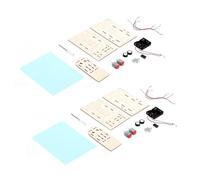 Ruimou Set of 2 DIY Paper Aeroplane Launcher Model for Science Education Experimental Projects / School Crafts / Birthday Carnival Party Decoration