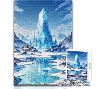 Ruin in The Frozen Biome Adult Jigsaw Puzzles 1000 Pieces Smart Fun Educational Game Great Heartfelt Meaningful Present Size 50x75cm