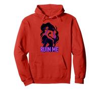 Ruin Me Bold Modern Dark Romance | Emotional Aesthetic Pullover Hoodie