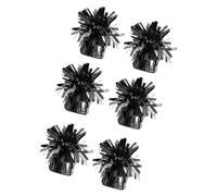 RUINBNC 6Pcs Aluminum Foil Balloon Weights for Gaduation, Black