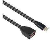 RUINBNC Flexible Type C Male to USB 2.0 Female Adapter Cable Wire for Data Transfer and Charging Mobile Accessories Data Cable Type C to USB
