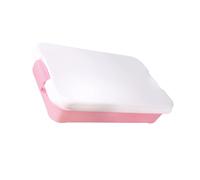 RUINBNC Portable Sand Toy Storage Case with Lid Stackable Sensory Bin Tray for Family Beach Trip Kids Creative Play Kids Toy Storage Box