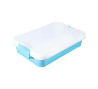 RUINBNC Portable Sensory Bin Sand Tray Toy Storage Box Stackable Design Organizers for Preschool Home Beach Play Use Portable