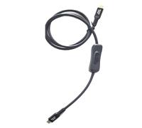 RUINBNC Standard Type C Data Cable Wire with Switches Function 240W Fast Charging 120Gbps Fast Speed Transmission 16K Video Type C Data Wire with Switches