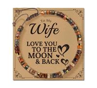 RUINBNC Versatile Adjustable Craft from Stone Includes a Blessing Card Accessory for Trendy Adults S xpression Trendy Wrist Accessory