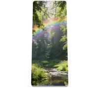 Ruined Abbey Grounds Eco-Friendly Non-Slip Yoga Mat with Alignment Marks