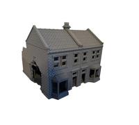 Ruined English Houses Victorian 28mm WW2 Tabletop Terrain Wargaming Buildings V1