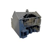 Ruined English Houses Victorian 28mm WW2 Tabletop Terrain Wargaming Buildings V2