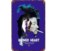 Ruined Heart: Another Love Story Between a Criminal & a Movie Poster Retro Funny Metal Tin Sign, Outdoor Home Wall Decoration 8x12inch