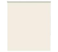 RuiNingRN Blackout roller blind, cream white, 135 x 150 cm, fabric width 131.6 cm, with chain connector and clamp supports for windows and doors, sun protection, opaque, heat and cold protection, for
