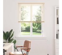 RuiNingRN Light Brown Pattern Venetian Blind 150 x 70 cm PVC Privacy Window Decoration Indoor Easy Fit Opaque Thermal Insulating Anti-Glare Versatile Ideal for Bedroom