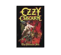 RUINOSAU Canvas Wall Art Decor Ozzy Osbourne Poster for Bedroom Living Room Modern Home Wall Decorations Gift 16x24inch(40x60cm) Unframe-style