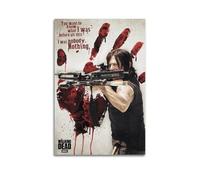 RUINOSAU Daryl Bloody Hand - The Walking Dead TV Movie Poster Canvas Wall Art Decor for Bedroom Living Room Modern Home Wall Decorations Gift 20x30inch(50x75cm) Unframe-style