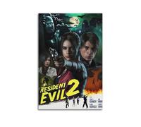 RUINOSAU Resident Evil 2 Remake Movie Poster Canvas Wall Art Decor for Bedroom Living Room Modern Home Wall Decorations Gift 24x36inch(60x90cm) Unframe-style