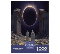 Ruins Cultivator Jigsaw Puzzles Great Gift for Adults 1000 Pieces Family Challenging Toys Home Decors Brainteasing Ruins of The Divine Realm Jigsaw Puzzle for Adults 52x38cm/1000pcs