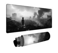 Ruins Mouse Mat, Gaming Mouse Pad War Waterproof Desk Mat Large 20 x 40 x 0.12in with Non-slip Rubber Base, Mousepad for Gaming Laptop Keyboard Autumn Decor Office Desk Accessories Gifts DBYH-7838