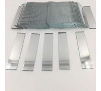 RUINUO 5/8" x 2" Rectangular Mirror Mosaic Tiles Craft Mirrors 60 Pieces (5/8'' x 2'')