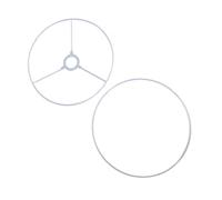 Ruiogoe Chandelier Lamp Fix Rings Wire Lamp Shade Rings Round Metal Rings Fitting For Make Table/Floor/Pendant Lamps