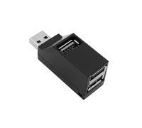 Ruiogoe Portable USB Splitter 3 Port USB2.0 Hubs Adapter For Laptop Car Tablet Air And More