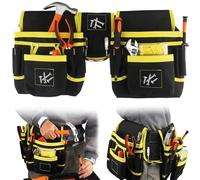 Ruioomeep Men's Tool Belt, Magnetic Tool Bag, Work Belt with 26 Pockets, Removable Craftsman Belt, Adjustable Oxford Tool Bag for Electricians, Carpenters, Construction Workers