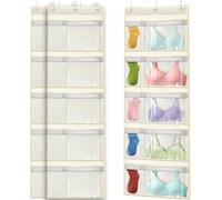 RUIPBOTE Weekly Kids Clothes Organizer - Day of the Week Hanging Closet Storage for School Outfits, Kids’ Wardrobe Organizer with Labels for Monday to Friday-2 Pack (2)