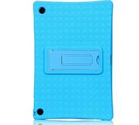 RUIPOCX Soft Case Compatible with ASUS Chromebook Detachable CM3 10.5 inch CM300DV CM300 Folding Stand Holder Silicon Tablet Cover(BLUE)