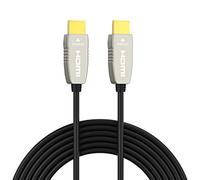 RUIPRO 4K Fibre Optic HDMI Cable 30M, HDMI 2.0b, 18Gbps, 4K@60Hz, HDR, HDCP 2.2, Ultra Slim Flexible, Compatible with TV, Projector, PS4, Xbox, AV Receiver