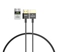RUIPRO Ultra Thin 8K HDMI 2.1 Certified Cable 1M, Ultra High Speed 48Gbps, Short HDMI Cable, Support 8K@60Hz 4K@120Hz, Dynamic HDR, eARC, Compatible with PS5/Xbox/HDTV/Blu-ray/Monitor/Projector