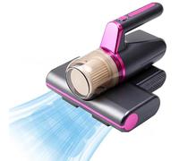 Ruiqas Cordless UV Mattress Vacuum Cleaner, 14Kpa Suction | UV-C Lamp Sterilization, 2 Suction Levels, HEPA Filter, Type-C Fast Charge, for Bed, Sofa, Couch, Crib