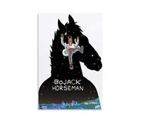 RUIQIU BoJack Horseman TV Drama Poster Canvas Painting Poster Wall Art Prints Hanging Posters Bedroom Home Modern Decoration Gift Idea 16x24inch(40x60cm)