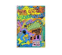RUIQIU King Gizzard And The Lizard Wizard Poster Wall Art Poster Decorative Painting Canvas Wall Art Living Room Posters Bedroom Prints 12x18inch(30x45cm)