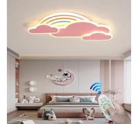 RuiRfh Ceiling light LED children's room lamp dimmable remote control ceiling lighting girl boy bedroom ceiling lamp modern rainbow cloud designer pendant light living room dining room bathroom chande